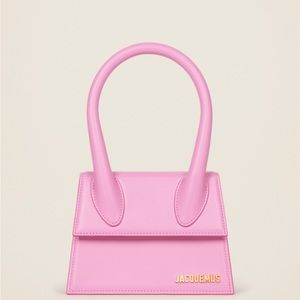 Jacquemus le chiquito moyen pink bag